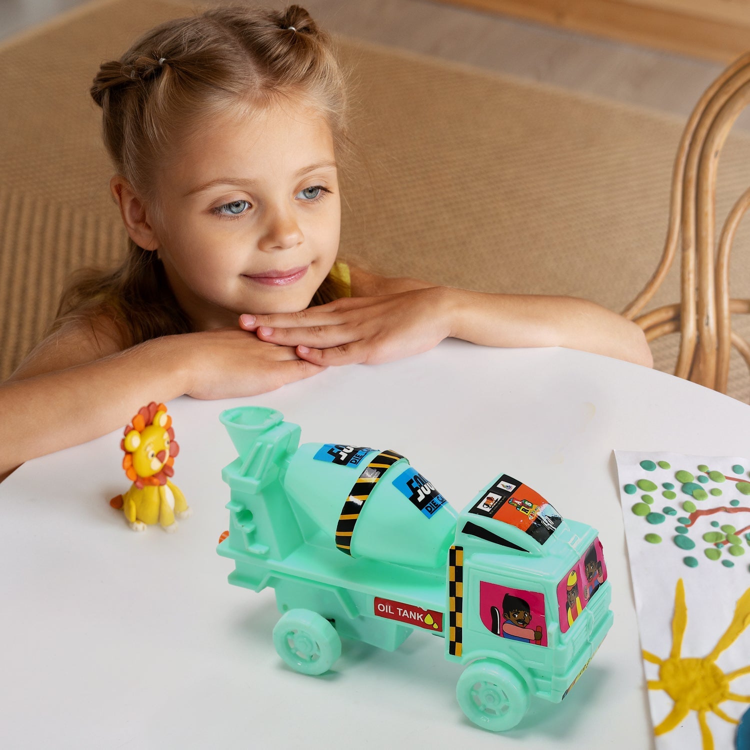 4454 Big Size Heavy Duty Rotating Cement Mixer Dumper Truck Toys for Kids Toddlers Boys and Girls - Construction Toy Friction Vehicle Toy DeoDap 4454 Big Size Heavy Duty Rotating Cement Mixer Dumper Truck Toys for Kids Toddlers Boys and Girls - Construction Toy Friction Vehicle Toy DeoDap